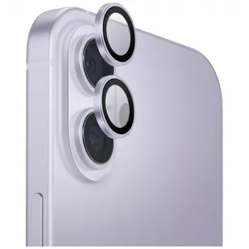 UNIQ Optix Aluminium Camera Lens Protector for iPhone 17 with Applicator Lavender