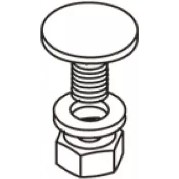 Legrand 616010 Mounting Kit M10x25 Pan Head Screw and Washer Hot-Dip Galvanised
