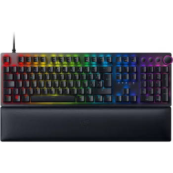 Razer Huntsman V2 Wired Optical Gaming Keyboard, Linear Red Switches, Nordic Layout, RGB, Black (RZ03-03930600-R3N1)