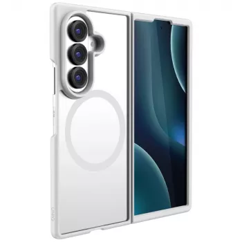 UNIQ Veren AF Magclick Charging Case for Samsung Galaxy Z Flip8, Smoky Frost
