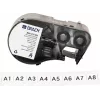 Brady M4C-375-422 Self-Laminating Vinyl Label Cartridge for BMP41/BMP51/BMP53/M511 Printers, White, 25.4mm x 6.4m