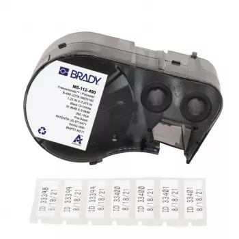BRADY BMP51/BMP53/M511 FreezerBondz Labels - 25.4 mm x 12.7 mm, White, 500 Labels