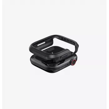 UNIQ Valencia Case for Apple Watch 46 mm, Midnight Black Uni001443