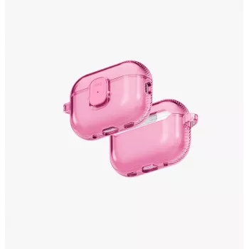 UNIQ Glase Pro Lock Case for AirPods Pro 3 – Pink