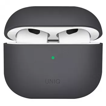 UNIQ Lino Silicone Case for AirPods 3rd Generation, Ash Grey