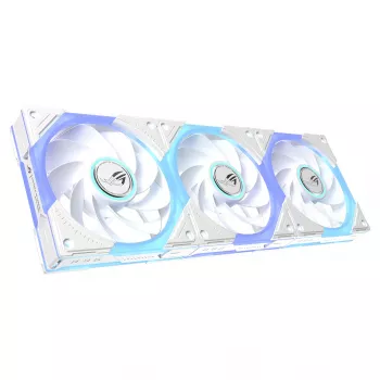 ASUS ROG Eurux GR120 ARGB Reverse Fan, 120 mm, 3-Pack, White (90DA00K3-B09020)