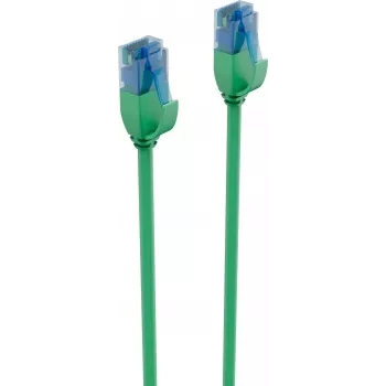 ShiverPeaks BASIC-S Slim Cat.6 U/UTP Patch Cable, 5.0 m, Green