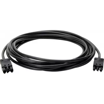 Kopp Connection Cable Compatible with GST Plug System, M/M, 1.5 mm², 8 m, Black
