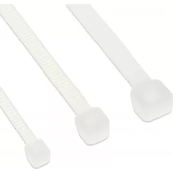 InLine® Cable Ties 200mm x 4.8mm, Natural, 100 Pieces
