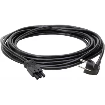Kopp 10m Extension Cable with Schuko Plug and GST18i3 Coupling, 1.5mm², Black