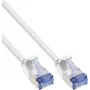 InLine® Slim U/FTP Cat.6A Patch Cable, White, 10 m