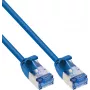 InLine® Slim Patch Cable, U/FTP PiMf, Cat.6A, Blue, 3 m