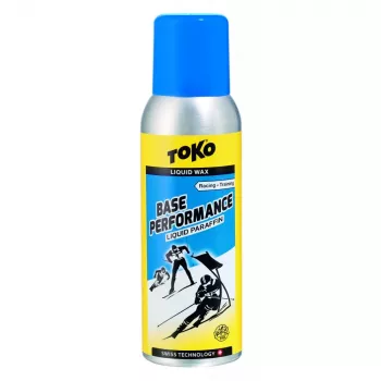 TOKO Base Performance Liquid Paraffin Blue Ski Wax 125 ml - Cold Conditions