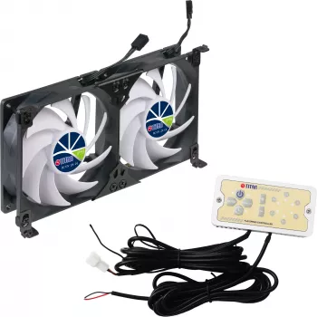Titan TTC-SC22(A)/V2+ Dual Refrigerator Fan 92x25mm IP55 for Camping