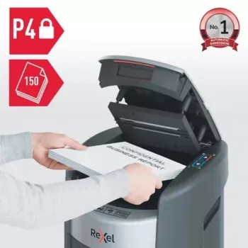 Rexel ShredMax AutoFeed+ 150X Paper Shredder, P-4, 150 Sheets, 15 L Bin