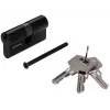 PSG 63.63030.MC Euro Profile Double Cylinder, Brass, Black, 30/30 mm