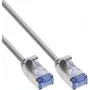 InLine® Slim Patch Cable, U/FTP PiMf, Cat.6A, Grey, 2 m