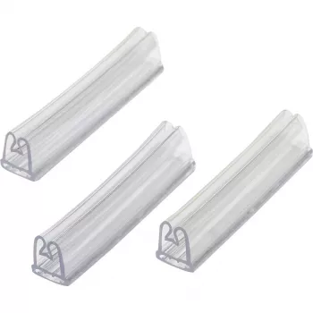 BRADY DuraSleeve Wire Marker Sleeves, B-345 Polyolefin, White, 38.1 mm Length, for 16-12 AWG Wires, 250 per Roll