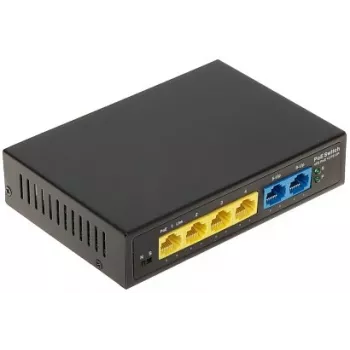 POE Switch GTX-A1-06-42-V2, 4-Port Fast Ethernet Unmanaged PoE+ Network Switch