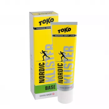 Toko Nordic Base Klister Green - Cross-Country Grip Wax for Ice and Transform Snow, -10°C to -2°C, 60g Tube