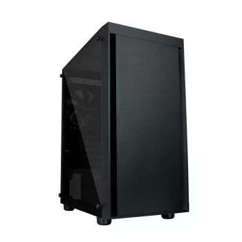 Zalman T3 PLUS mATX Mini-Tower PC Case, Black, Acrylic Window, 2 Fans