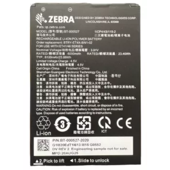 Zebra tablet battery - PowerPrecision+ - lithium-ion
