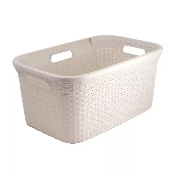 CURVER Style 45L Laundry Basket 59.2x38x27cm Cream
