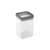 Curver Kara Dry Food Storage Container 1.2L Transparent/Dark Grey