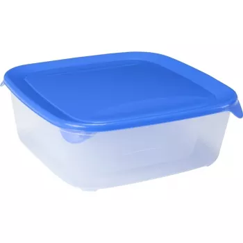 Curver Fresh & Go Set of 4 Rectangular Storage Containers 0.5L + 0.8L + 1.7L + 2.9L Blue
