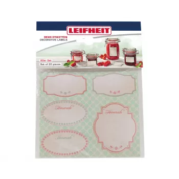 LEIFHEIT Jar Decorating Sticker Set, Pastel