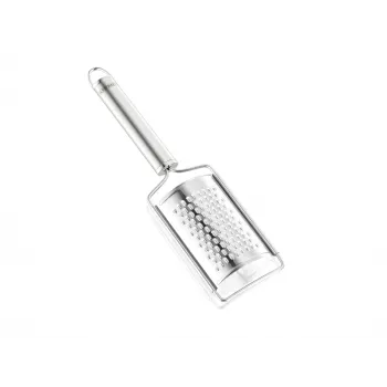 LEIFHEIT Nutmeg Grater Sterling – Manual Twist Grater with Integrated Storage, Fine Stainless Steel Grinding Surface, Silver/Black