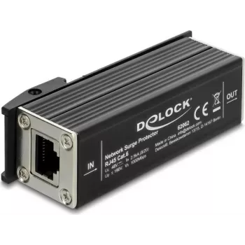 Delock Network Surge Protection RJ45 DIN Rail Mounting