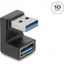 Delock USB 10 Gbps Type-A Plug to Socket U-Shape Adapter