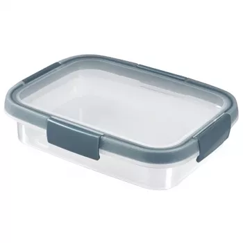 CURVER Smart Eco Fresh Rectangular Storage Container 0.7L Transparent with Green Lid