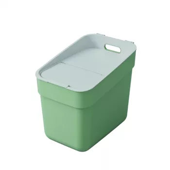 CURVER Ready To Collect 20L Bin Green/Light Grey
