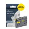MediaRange MRBTZ611 Label Tape Cassette 6mm Black on Yellow 8m for Brother TZe-611