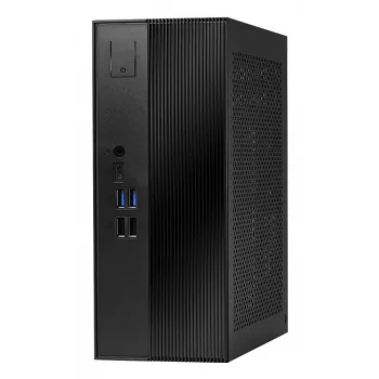 ASRock DeskSlim X600 Barebone Mini-PC, AMD AM5 Socket, DDR5 SO-DIMM, PCIe Gen5 M.2, 2.5GbE, Without RAM/Storage/OS, Black