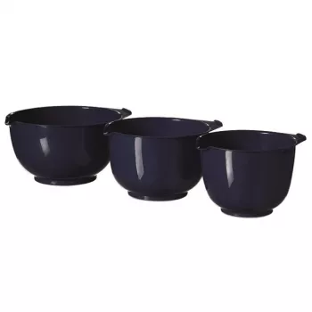 CURVER Mixing Bowl Set 3pcs. 1.5L + 2L + 2.5L, Dark Blue