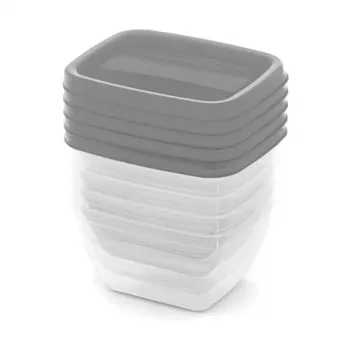 CURVER Vedo Storage Box Set 5x0.25 L Transparent Grey