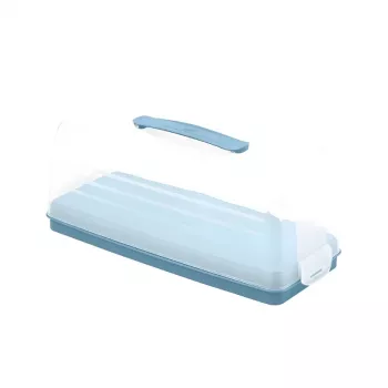 Curver Rectangular Cake Carrier 35.5 x 15 x 14.2 cm Blue