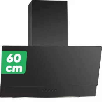 Bomann DU 7607 G 60 cm Matte Black Flat Screen Cooker Hood