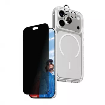 PanzerGlass PG PGC Privacy Flagship 3-in-1 Bundle for iPhone 18 Pro