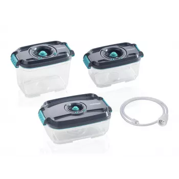 LEIFHEIT Vacuum Container Set for Vacu Power Vacuum Appliances