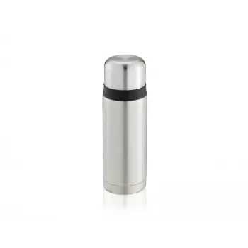LEIFHEIT Thermos Coco 0.75L Vacuum Insulated Flask, Stainless Steel with Glass Inner Container, Silver