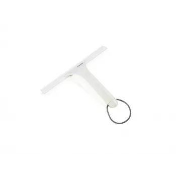 LEIFHEIT Cabino 24cm Shower Squeegee with Suction Cup Hook, White/Grey