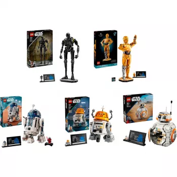 LEGO Star Wars Droid Bundle (BB-8, R2-D2, BB-9E) App-Controlled Robot Droids