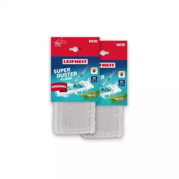 LEIFHEIT SuperDuster Floor M 33cm Replacement Wiper Cloths 2 pcs