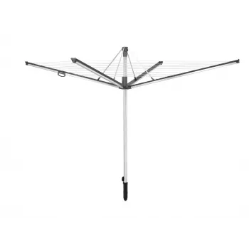 LEIFHEIT Linomatic 500 Plus Rotary Clothes Airer 50m Silver/Green