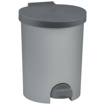 CURVER 15L Pedal Bin Stainless Steel Silver Soft-Close Rectangular