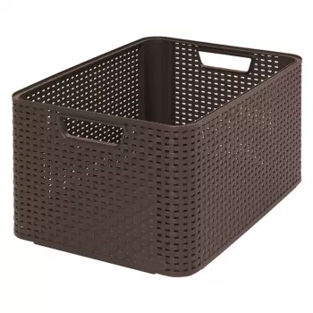 CURVER Box Style L 43.6 x 32.6 x 23 cm Dark Brown Storage Box